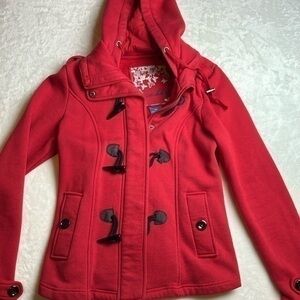 Sebby hooded jacket Small Red
